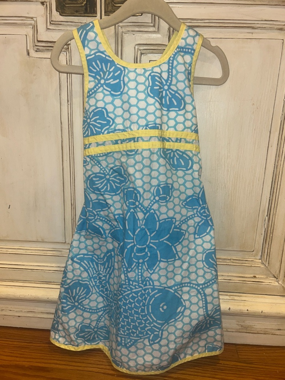 Lilly Pulitzer Blue and Yellow dress
